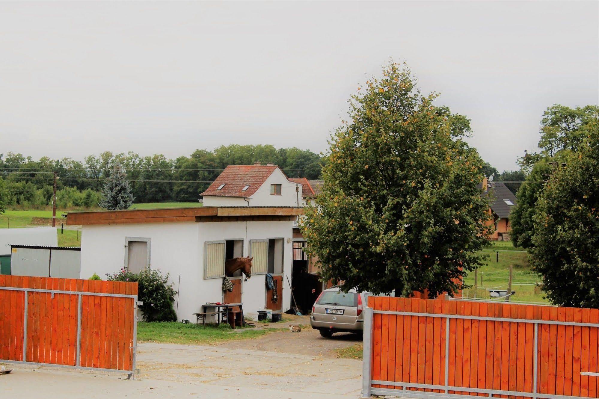 ホテル Farma Ptyrov Mnichovo Hradiště エクステリア 写真